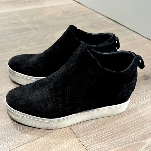 J Slides NYC Gia slip on platform sneaker bootie black - Picture 6 of 6